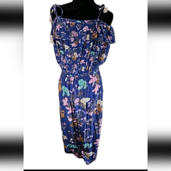 Spell And The Gypsy Womens Wild Bloom Strappy Pantsuit in Navy M - Picture 5 of 13
